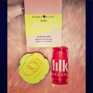 Milk Makeup Glow Oil Lip & Tarte Butter Balm